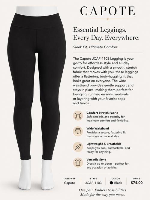Everyday Leggings. Every Day. Everywhere.