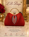 Red Crystal Evening Bag
