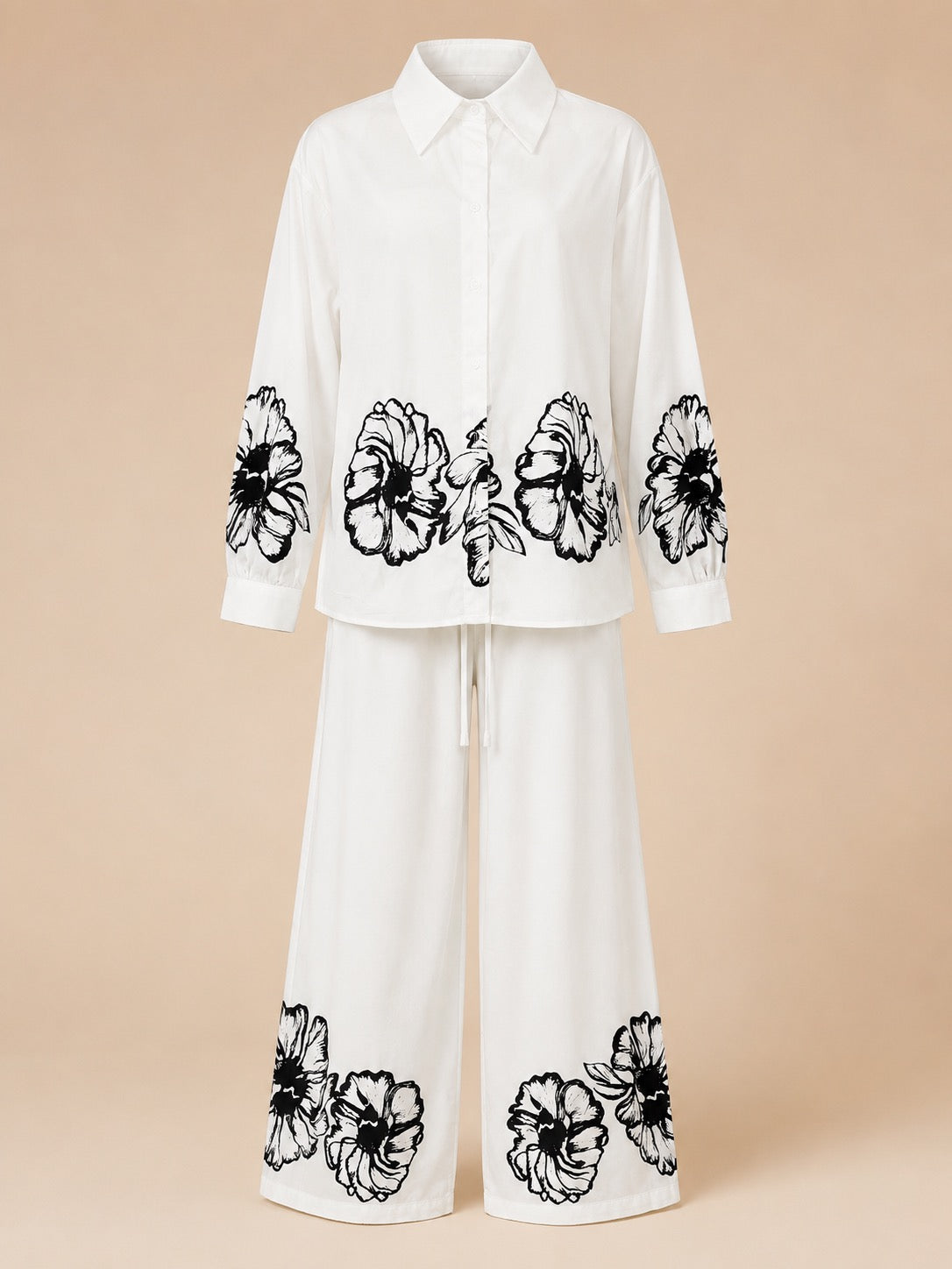 Midnight Bloom Two-Piece Set